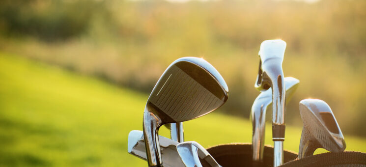 Photo of golf clubs