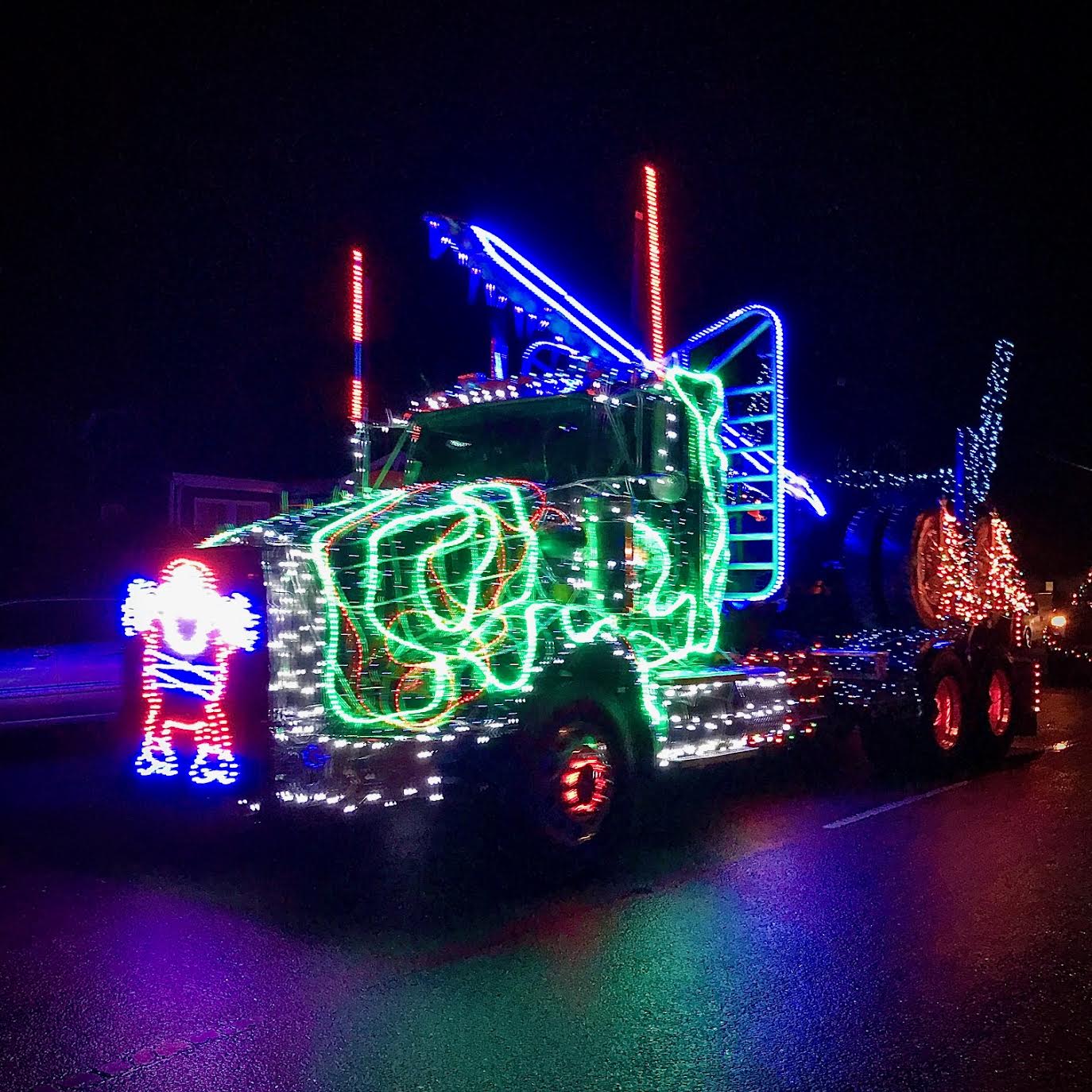 Photo of the Truckers Christmas Parade