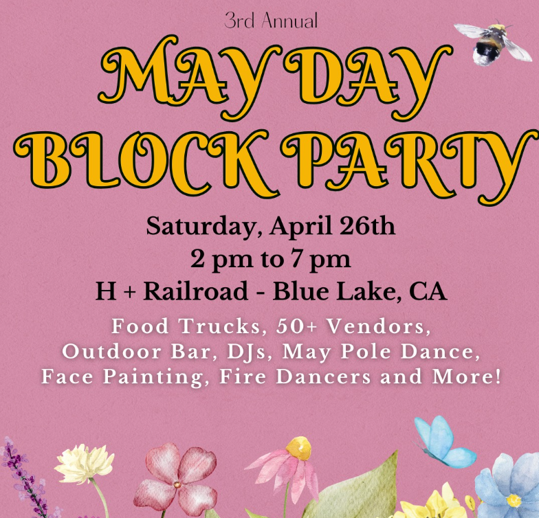 May Day Block Party Blue Lake
